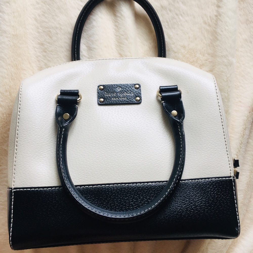 Kate Spade, cream/black. Please see photos for more details
